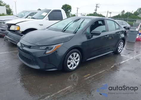 2021 Toyota Corolla Le z USA, uszkodzony, nr VIN 5YFEPMAE7MP257588